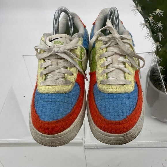 Nike Air Force Kid's 1 Low LV8 Next Nature GS Hemp Sneaker Colorful‎  Size 5 Y - Picture 3 of 11